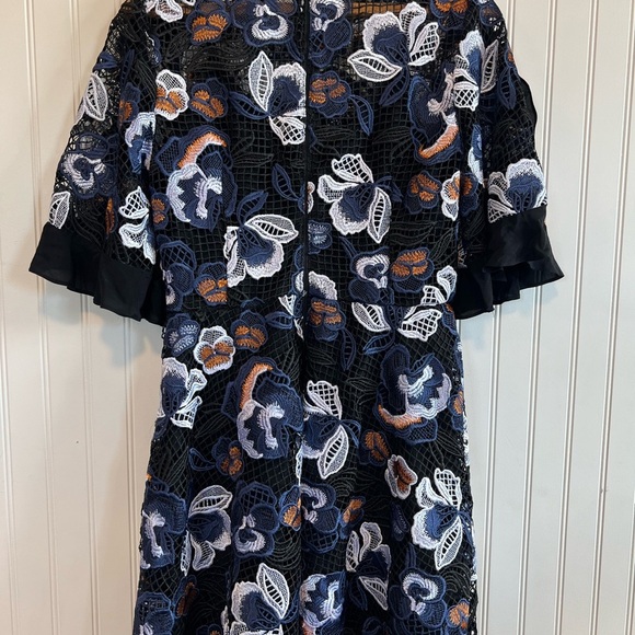 La Maison Talulah Estee Multi Lace Mini Cocktail Dress Fit & Flare large - Picture 3 of 13